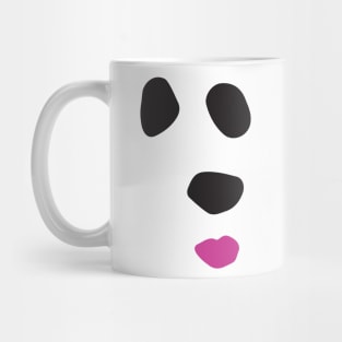 Polar Bear Lipstick pink Mug